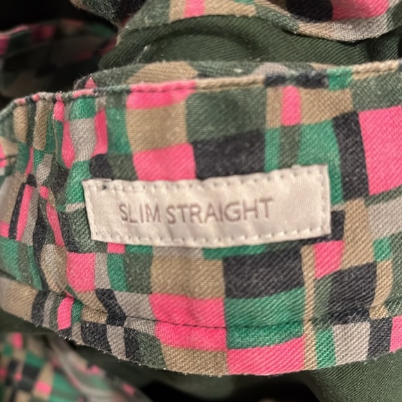 Bonobos Green Washed Chinos - Size 33/34 - Slim Straight Fit - Picture 4 of 7